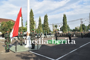 Kodim 0704 Banjarnegara gelar Upacara Bendera 17 an