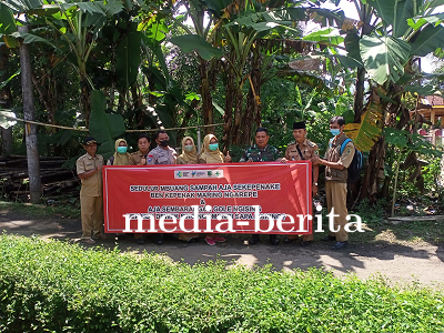 Babinsa Hadiri Kegiatan Sosialisasi Sanitasi Total Berbasis Masyarakat