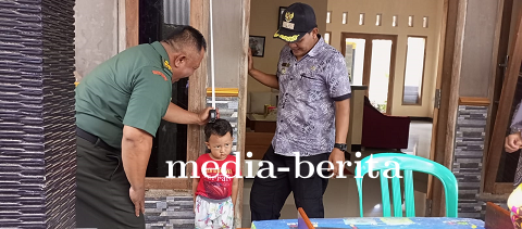 Koramil 14 Madukara Dampingi Pelaksanaan Posyandu