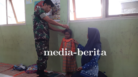 Babinsa Melaksanakan  pendampingan Posyandu