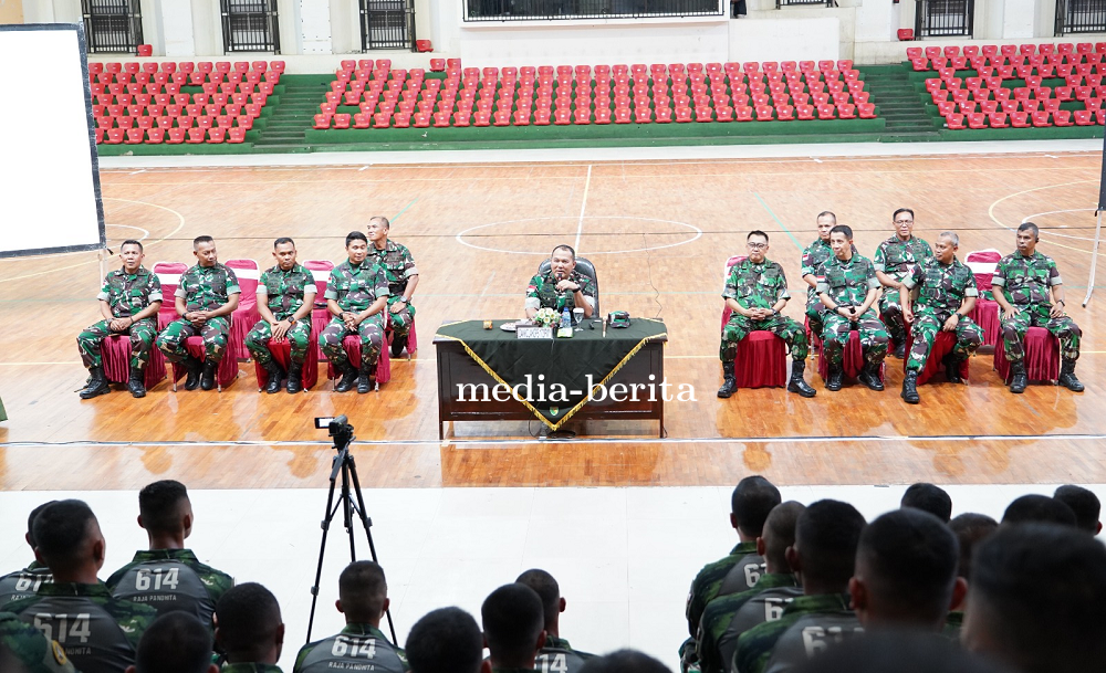 Danrem 172/PWY Apresiasi Satgas Pamtas RI-PNG Yonif 614/RJP yang Purna Tugas