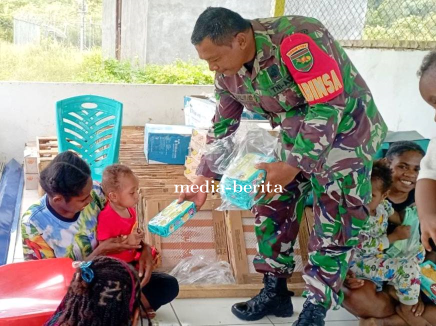 Babinsa Koramil Skanto Ajak Orang Tua Perhatikan Gizi Balita
