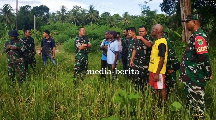 Dandim 1701/Jayapura Dampingi Danrem Tinjau Lahan Cetak Sawah di Kampung Aimbe