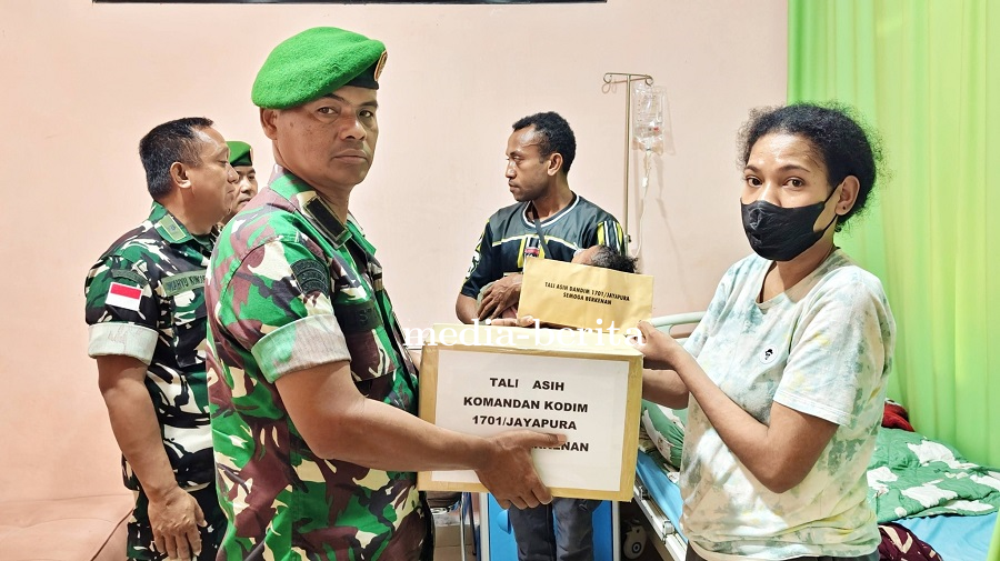 Peduli Anggota, Dandim 1701/Jayapura Berikan Motivasi dan Tali Asih