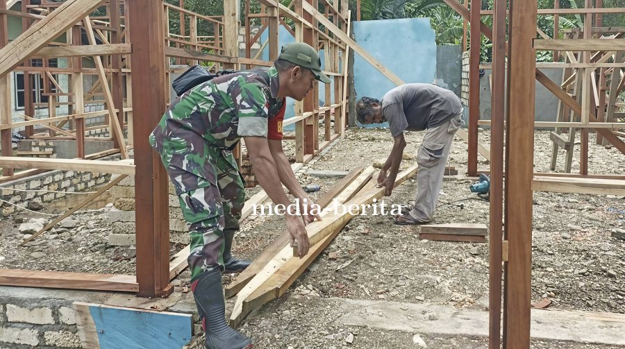 Program Unggulan Presiden, Babinsa Kawal Progres Pembangunan Dapur MBG