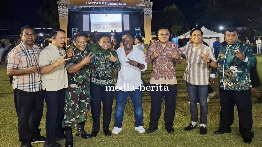 Sinergi TNI–Polri, Dandim 1701/Jayapura Hadiri Tradisi Pisah Sambut Kapolres Jayapura