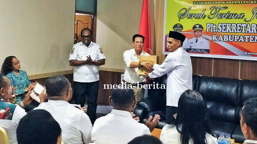 Sertijab Plt. Sekda Keerom, Dandim Jayapura Hadir Perkuat Sinergi Forkopimda