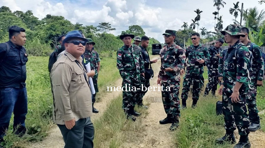 Tim Kementan Survei Lahan, Koramil Senggi dan Warga Siap Wujudkan Kawasan Pertanian Unggulan