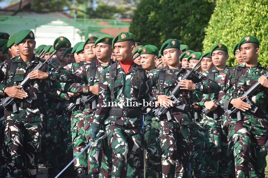 Kasdam XXIV/Mandala Trikora Tekankan Kesiapan Satuan, Integritas, Dan Disiplin Prajurit Pada Upacara