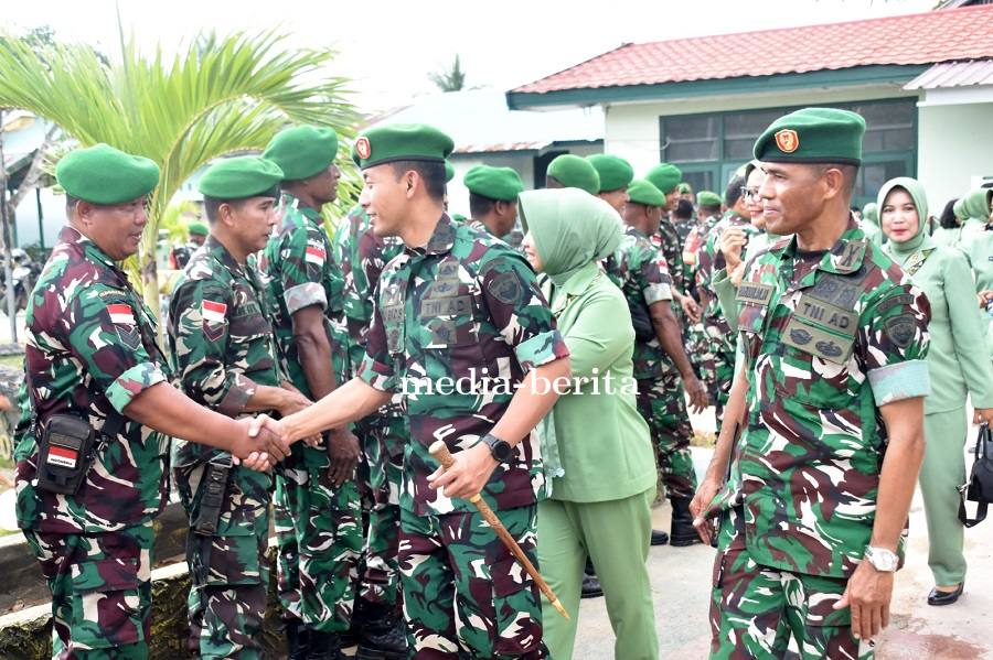 Dandim 1707/Merauke Kunjungi Koramil Kota, Tekankan Soliditas, Profesionalisme dan Ketahanan Keluarg