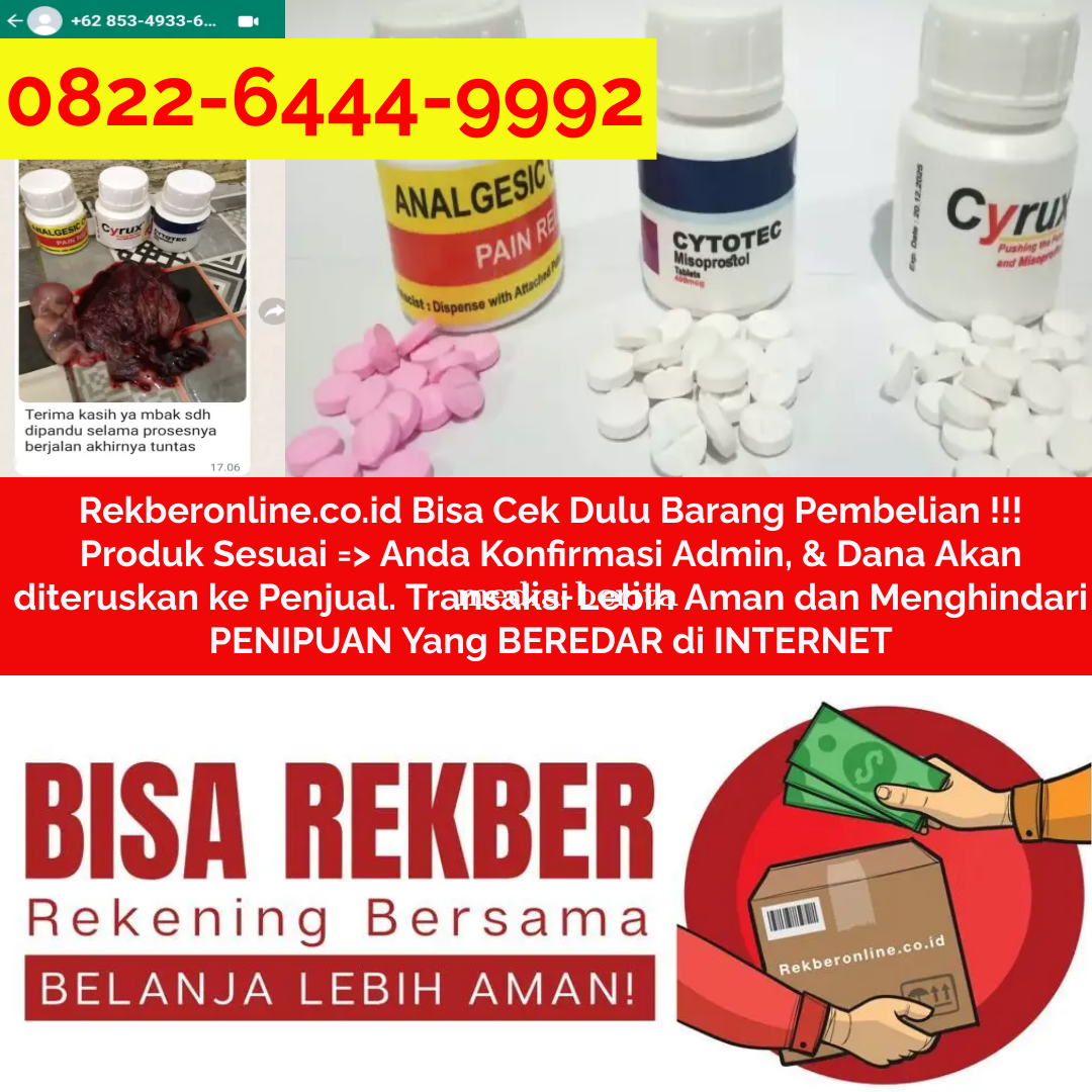 Obat Aborsi Cytotec Di Bontang Wa 0822-6444-9992; Cara Menggurkan Kandungan Dengan Cytotec Asli Ampu