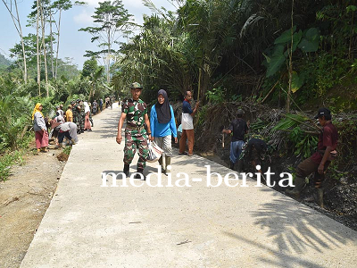 Sinergi Warga dan TNI dalam TMMD Reguler ke-120 di Banjarnegara