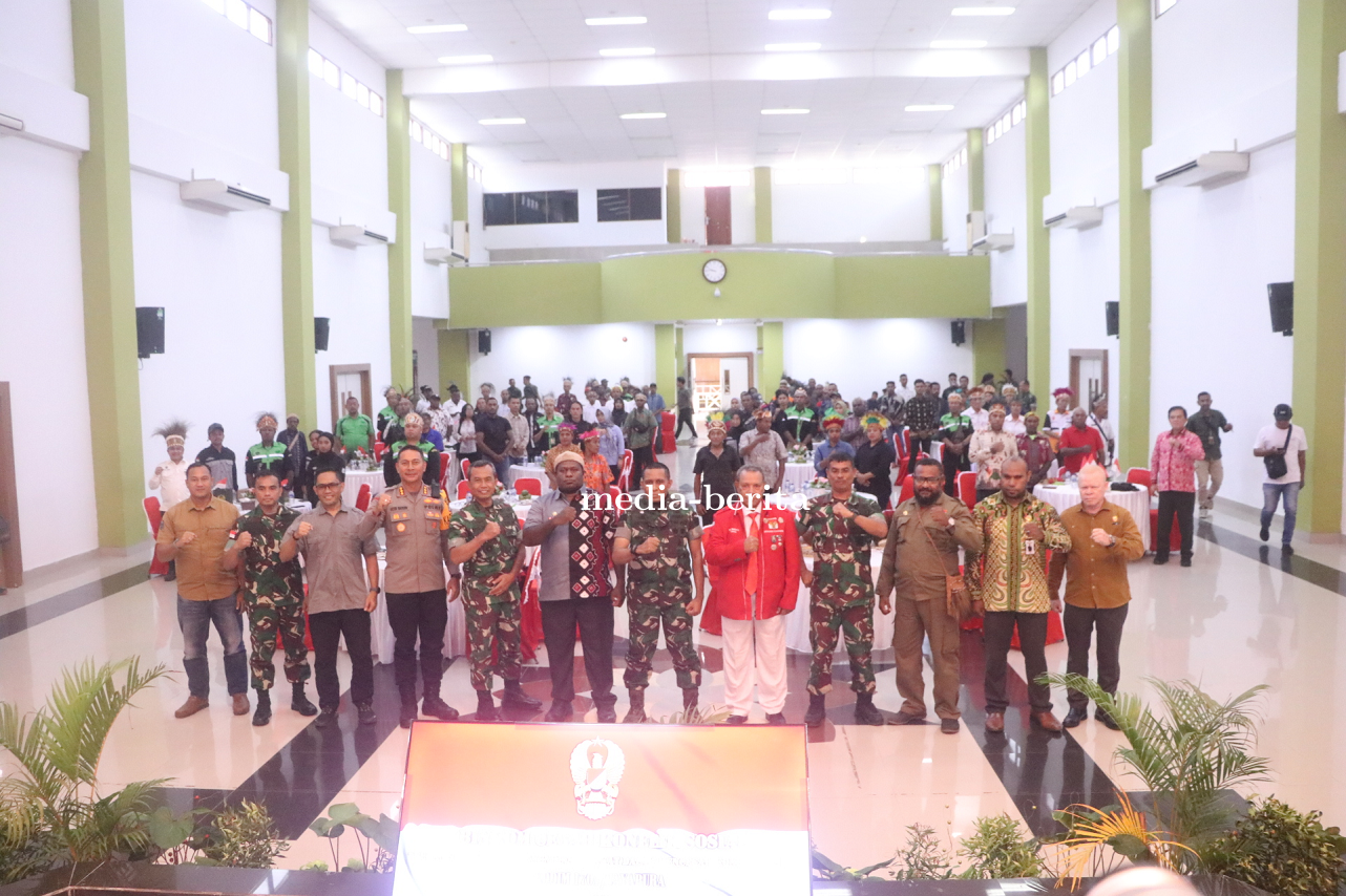 Cegah Konflik Sosial Asintel Mabesad Gandeng Kodim Jayapura Gelar Binkom