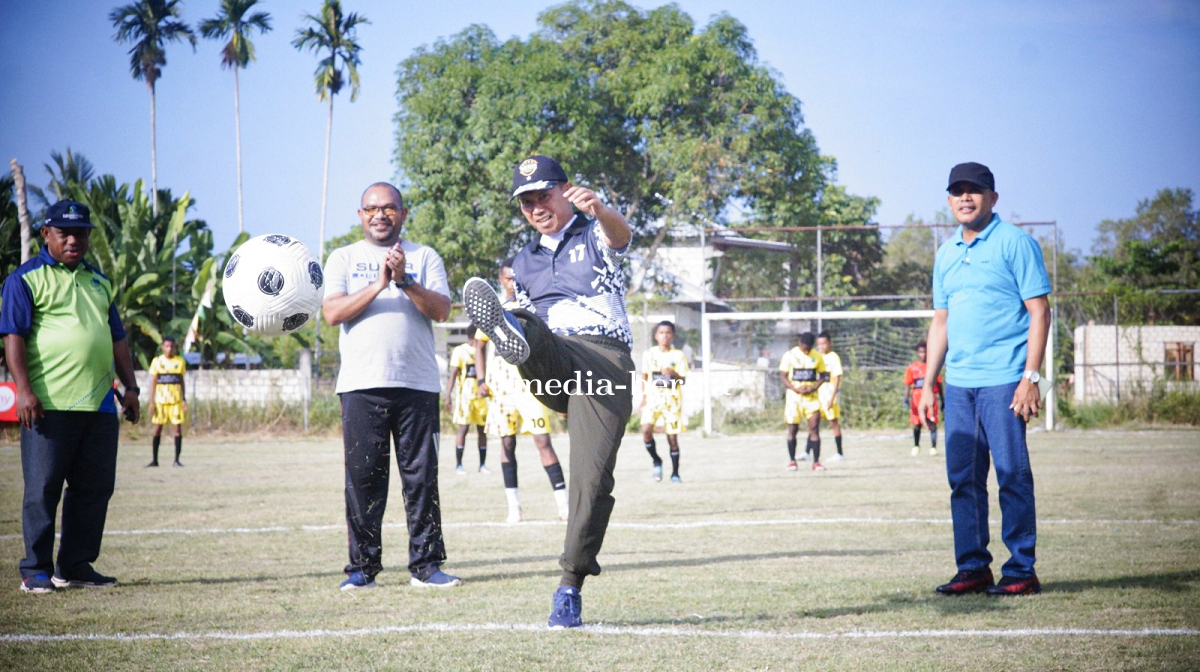 Danrem 172 PWY Buka Kompetisi Liga Topskor U 15 Papua 
