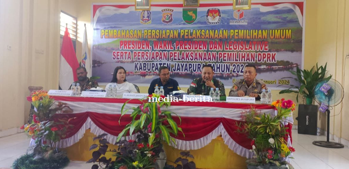 Kabupaten Jayapura Gelar Rapat Kesiapan Pemilu, Babinsa Sentani: Netralitas TNI Harga Mati