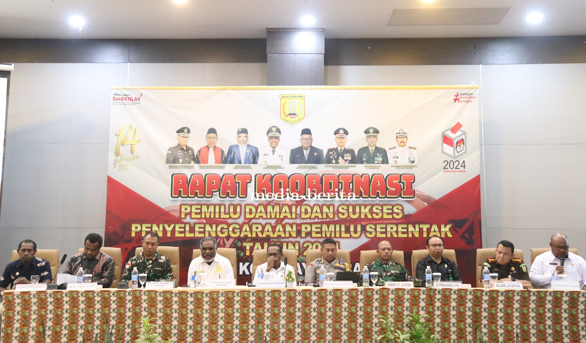 Rakor Pemilu Damai Kota Jayapura, Dandim Jayapura: Kami Siap Amankan Jalannya Pilpres