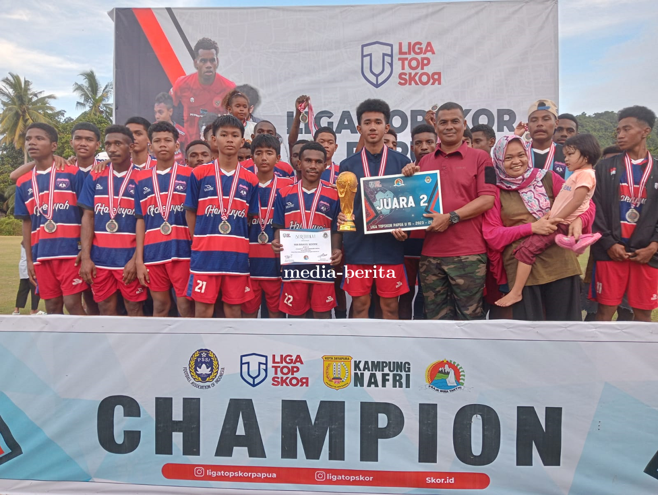 Pekan Terakhir Liga Top Skor Papua U-15 Kasdim Jayapura Langkah Awal Bibit Pesepak Bola Profesional 