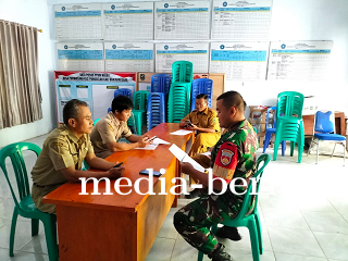 Wujud kedekatan Babinsa Dengan Kades Dan Perangkatnya