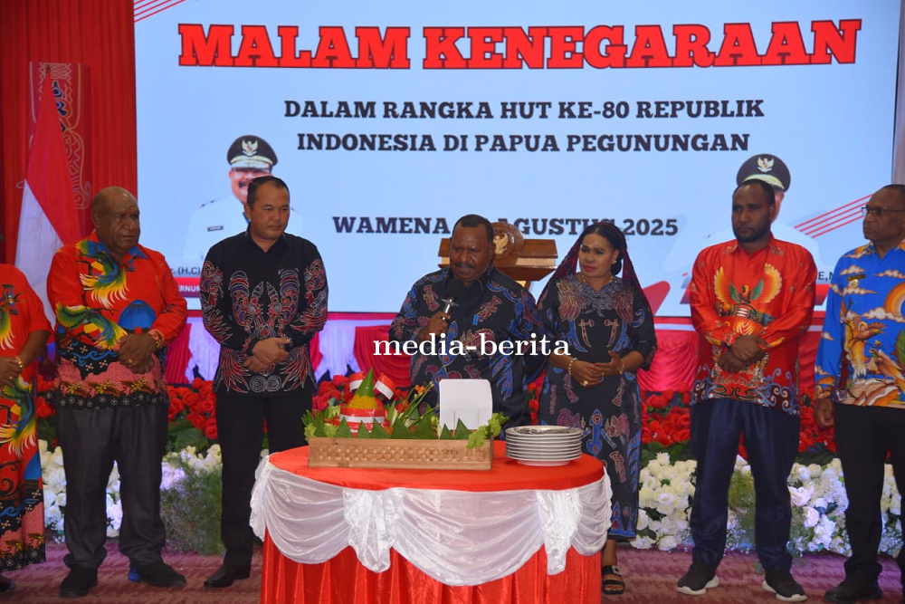 Semarak HUT ke-80 RI di Papua Pegunungan, Danrem 172/PWY Ikuti Rangkaian Upacara Kenegaraan di Wamen