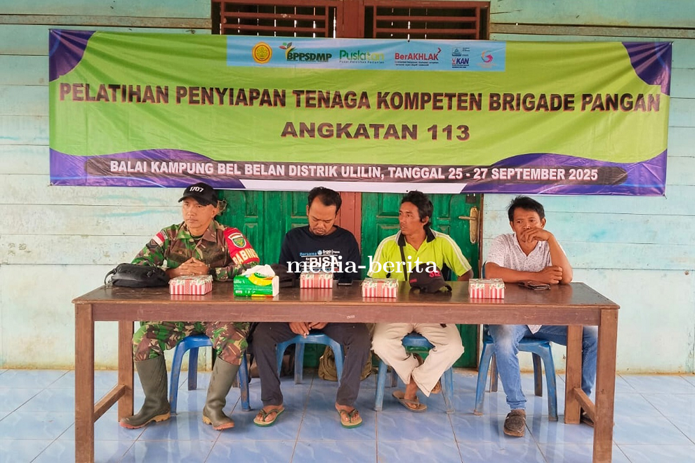 Babinsa Merauke Dukung Pelatihan Penyiapan Tenaga Kerja Kompeten Brigade Pangan