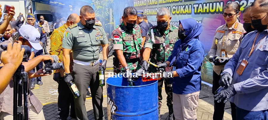 Kodim Jayapura Bersinergi Cegah Peredaran Barang Ilegal