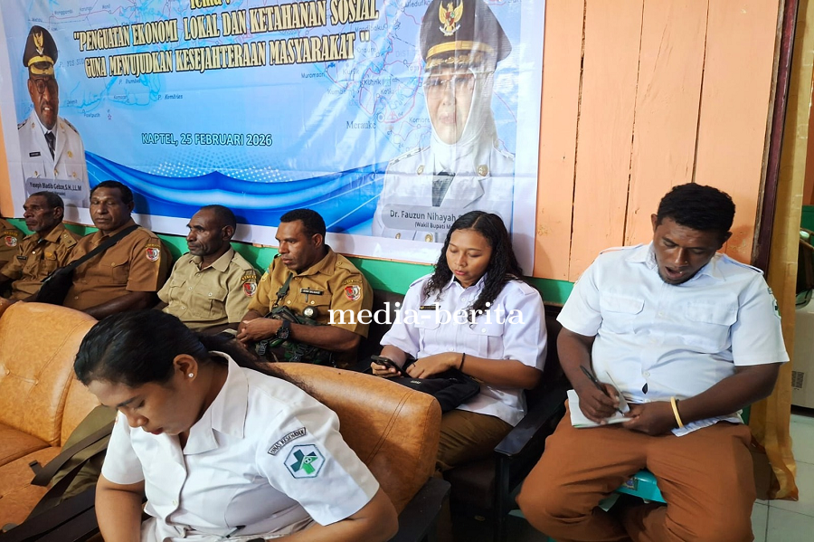 Danpos Ramil Hadiri Musrenbang Distrik Kaptel, Siap Dukung Program Pembangunan
