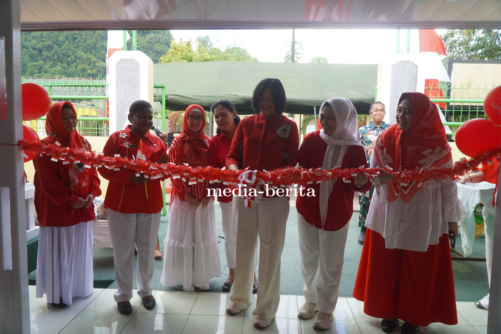 Renovasi TK Kartika VI-6 Waena Diresmikan, Semangat Kemerdekaan Warnai Acara