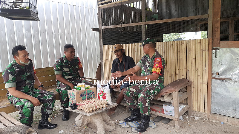 Koramil 08 Talang Berikan Paket Sembako Kepada Warga Binaan