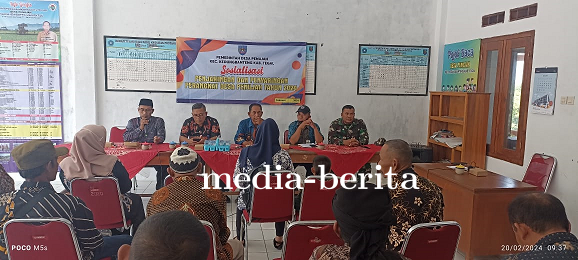 Babinsa Koramil Kedungbanteng Hadiri Rapat Pembentukan Panitia Penjaringan Perangkat Desa Di Wilayah