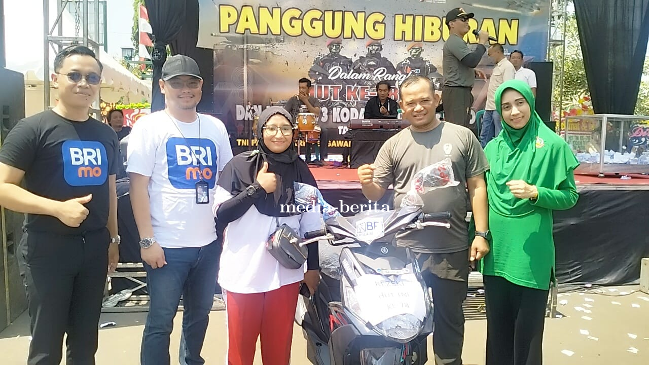 Latifah dan Koptu Sigit Dapat Motor di Puncak Perayaan HUT TNI Ke-78