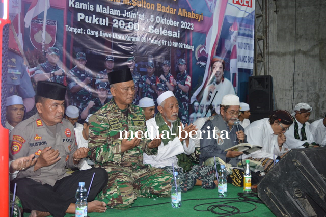 Koramil Talang Gelar Sholawat Dalam Rangka Maulid Nabi Muhammad SAW, HUT TNI Ke -78 dan HUT Kodam IV