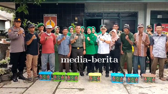 Kunjungan Ke Koramil Jajaran, Dandim 0712 Tegal Berikan Bantuan Kepada Warga