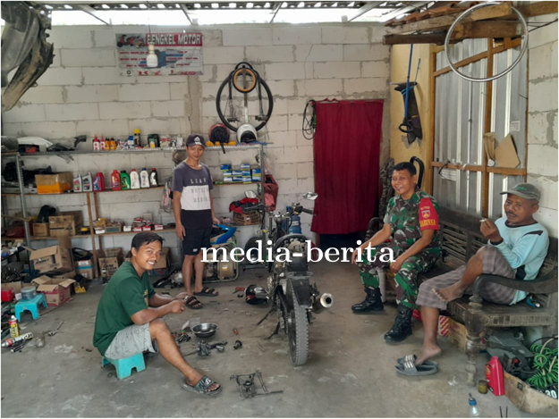 Babinsa Koramil Lebaksiu Anjangsana Kepada Warga Binaan