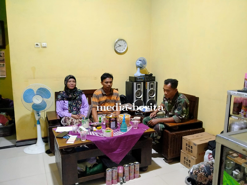 Pererat Silaturahmi, Babinsa Koramil Tarub Anjangsana ke Rumah Warga Binaan 