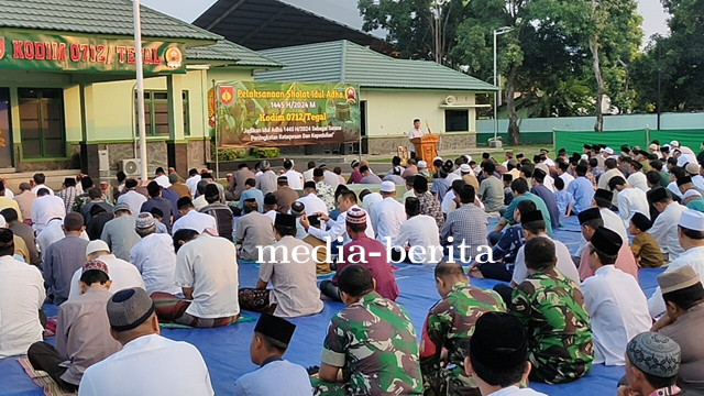 Kodim 0712 Tegal Gelar Sholat Idul Adha 1445 H Sebagai Sarana Peningkatan Ketakwaan Dan Kepedulian