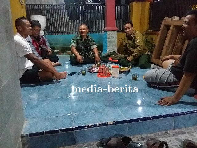 Jalin Silahturahmi, Babinsa Tarub Laksanakan Komsos