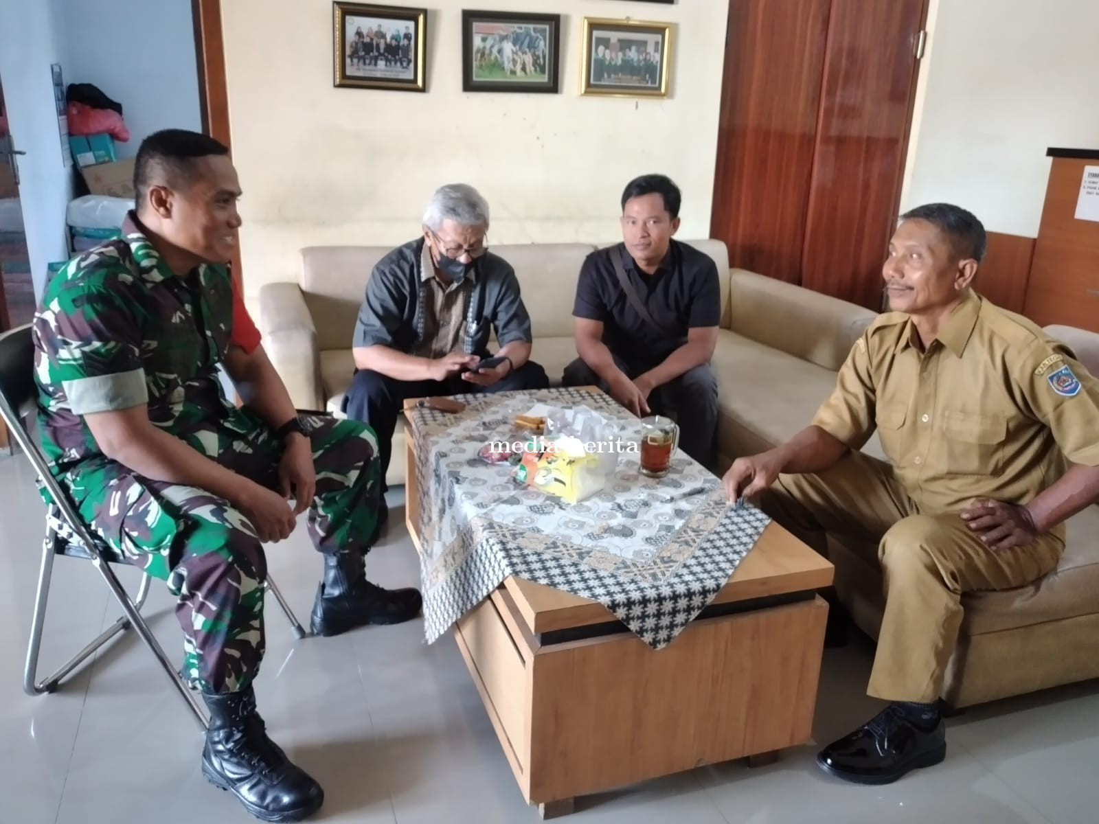 Babinsa Talang Laksanakan Komsos Dengan Warga Binaan