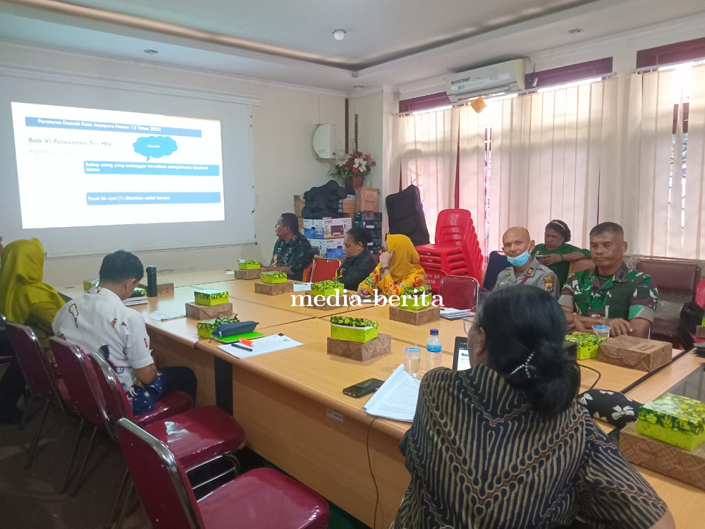 Kasdim Jayapura Dukung Penuh Penanggulangan HIV/AIDS Oleh KPA Kota Jayapura
