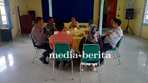 Danramil Bumijawa Hadiri Rapat Koordinasi Pengiriman Logistik Pemilu 2024