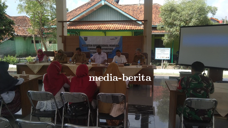 Babinsa Koramil Kramat Hadiri Rapat Mini Lokakarya Penurunan Stunting