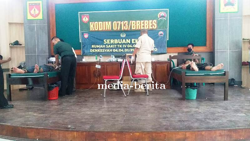 Pemeriksaan Jantung Prajurit Kodim Brebes