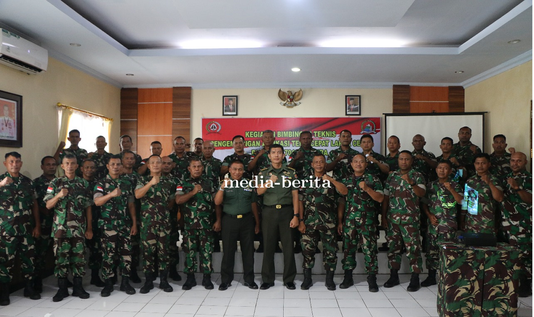 Tim Pusterad Berikan Bimbingan Teknis Kepada Anggota Kodim Jayapura