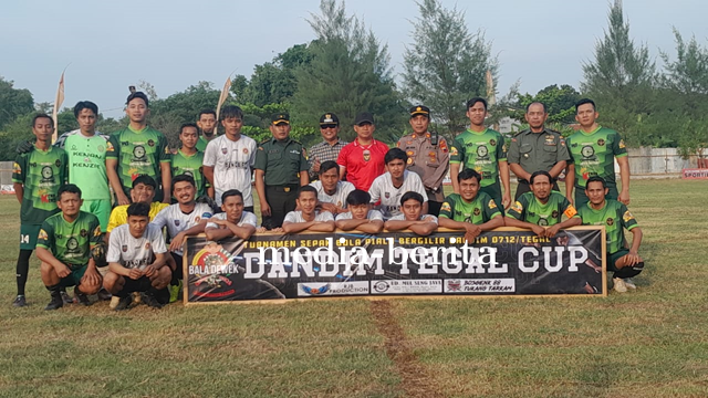Resmi, Komandan Kodim 0712 Tegal Buka Turnamen Sepak Bola Dandim Tegal Cup 2024