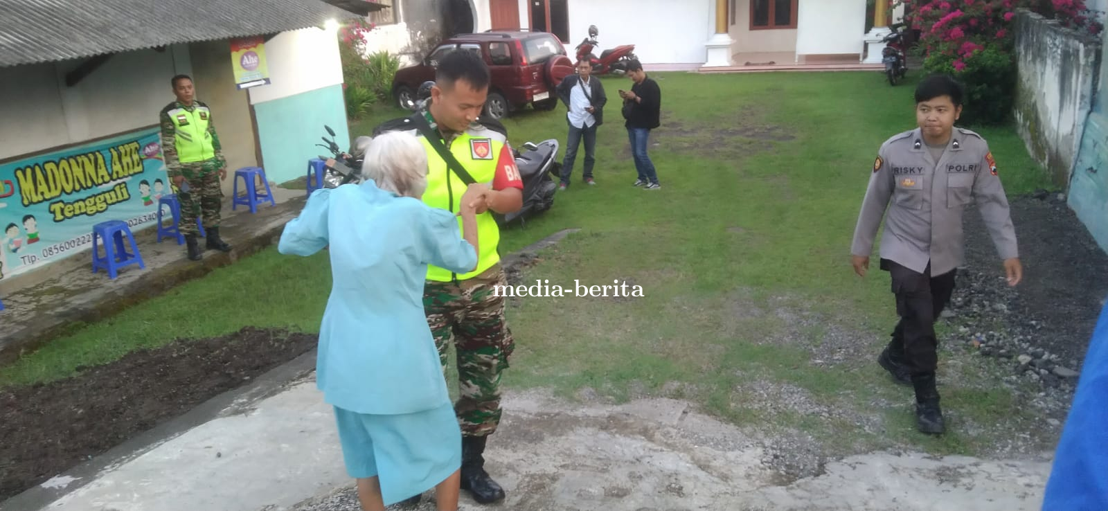 Petugas Gabungan Amankan Jumat Agung Wafatnya Isa Almasih di Brebes