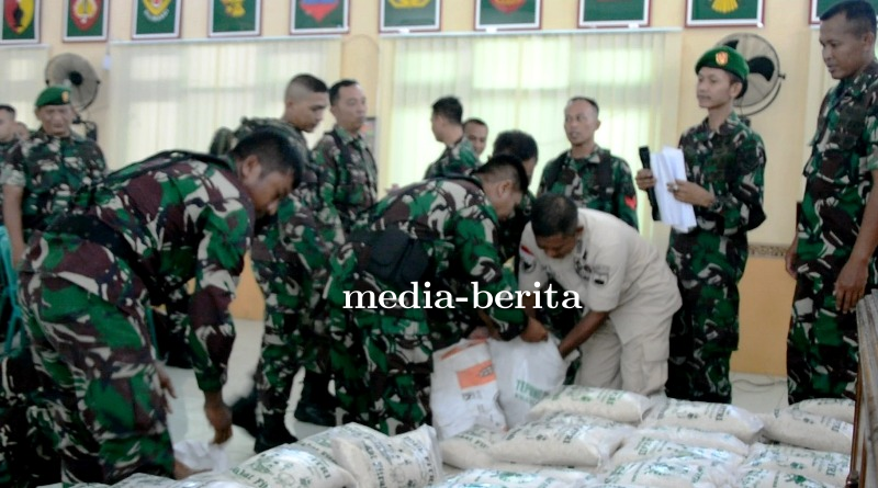 Kodim Brebes Salurkan Zakat Fitrah