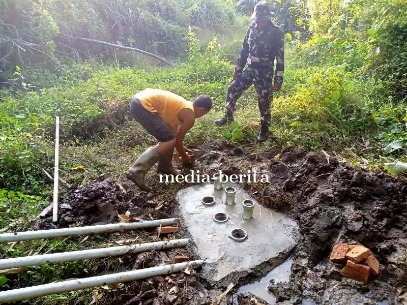 Kesulitan Air Bersih, Warga Kalirau Juga Dapatkan Sumur Bor Program TNI-AD