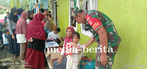 Wujudkan Balita Sehat Bebas Stunting Babinsa Dampingi Pelaksanaan Posyandu
