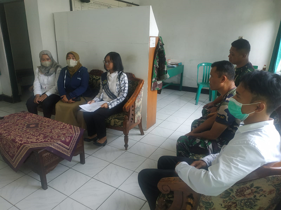 Sinergi Tugas PLKB Dengan Melaksanakan Koordinasi Ke Koramil