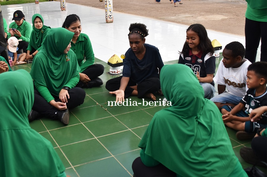 Semarak dan Penuh Kebersamaan, Persit KCK Kodim 1707/Merauke Gelar Lomba Sambut HUT ke-80