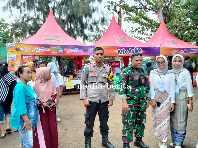 Babinsa Koramil Tegal Barat Lakukan Pengamanan Dan Monitoring Acara Semarak HUT SMA Negeri 2 Kota Te